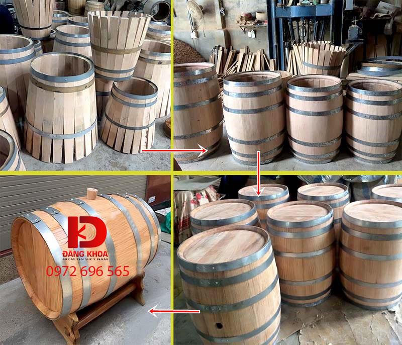 Cách thức tạo nên một thùng gỗ sồi ngâm rượu